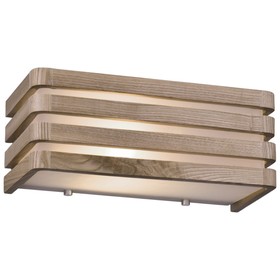 

Бра "Франческа" 1x60Вт E27 натуральный, хром 13x28x13см