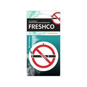 

Ароматизатор подвесной картонный "Freshco No Smoking", ваниль