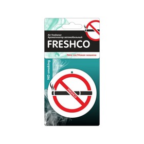 

Ароматизатор подвесной картонный "Freshco No Smoking", Новая машина