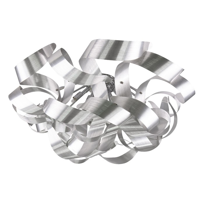 Люстра TURBIO 9х40Вт G9 сатин, алюминий 75x33см