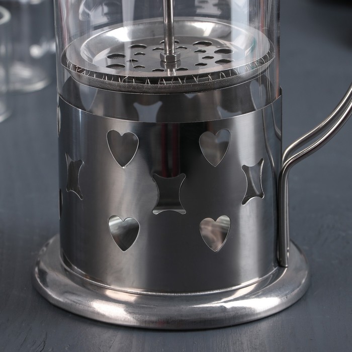 Френч-пресс 1 л "Сердце"