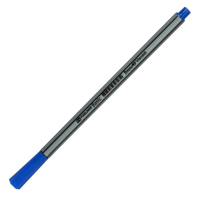 фото Ручка капиллярная basic fineliner, узел 0.4 мм, стержень синий brunovisconti