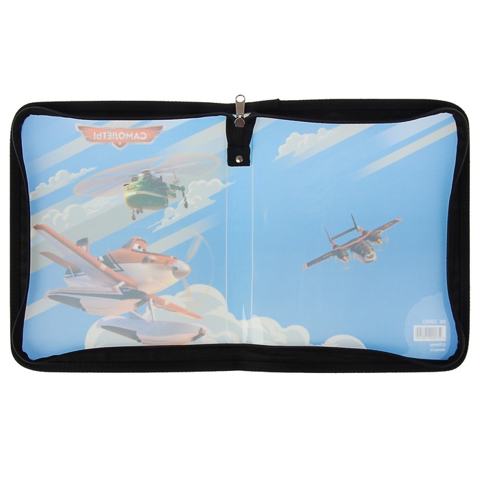 Папка для тетрадей пластиковая В5, молния вокруг Flying Planes