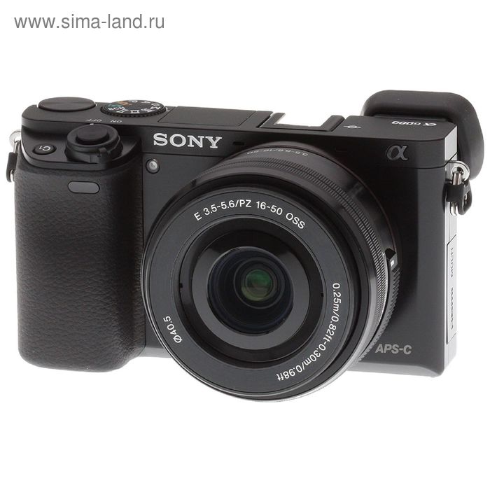 фото Фотоаппарат sony ilce a6000lb black 24mpix 16-50mm 3" sdxc sdhc / с объективом