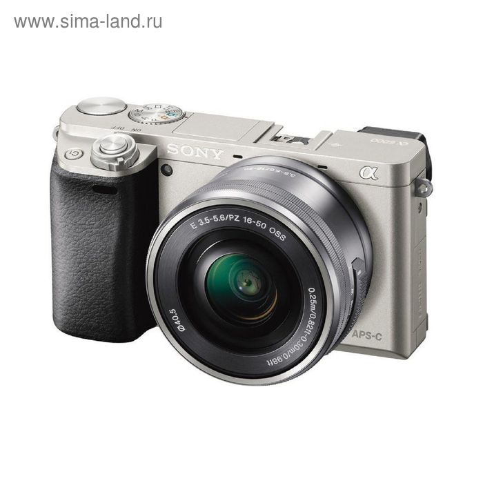 фото Фотоаппарат sony ilce a6000ls silver 24mpix 16-50mm 3" sdxc sdhc /с объективом