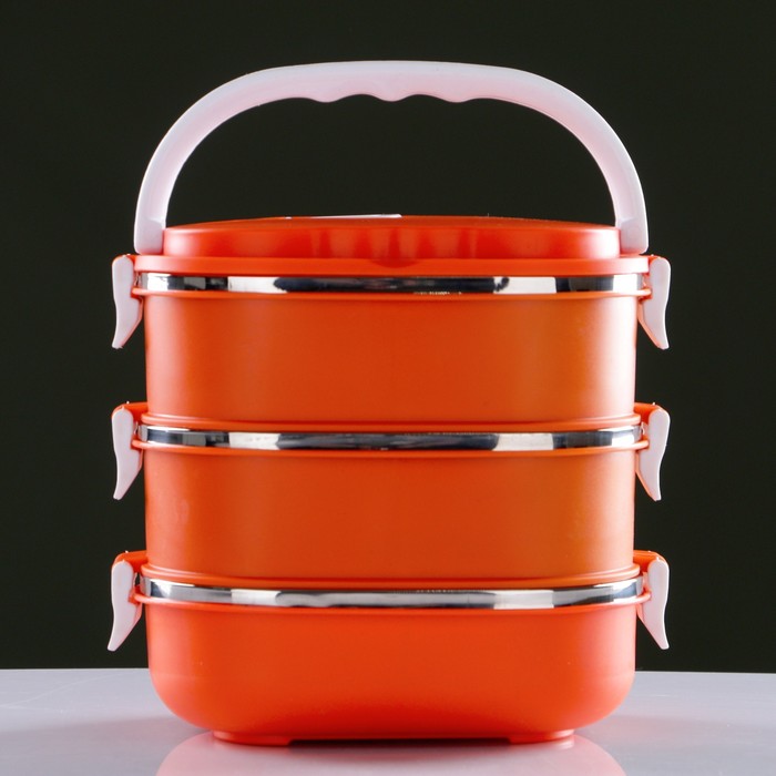 Ланч-бокс «Гастрономия», 3 × 0,7 л, микс