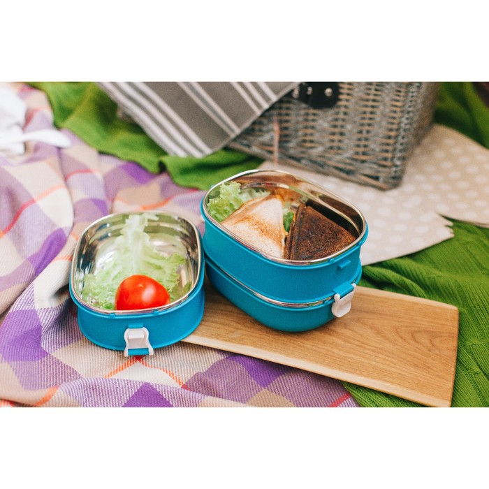 Ланч-бокс «Гастрономия», 3 × 0,7 л, микс