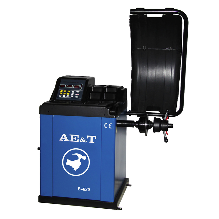 Cтенд балансировочный AE&T B-820, электронная линейка, d 10-24", ширина 1.5-20", до 65 кг