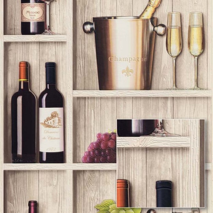 Обои бумажные, моющиеся 560211 Decoration, 0,53х10 м