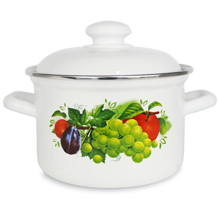 Кастрюля 2 л "Дары лета" цилиндрическая