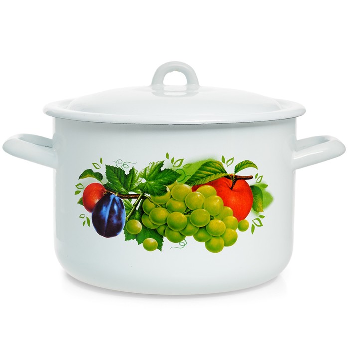 Кастрюля 2,9 л "Дары лета" цилиндрическая