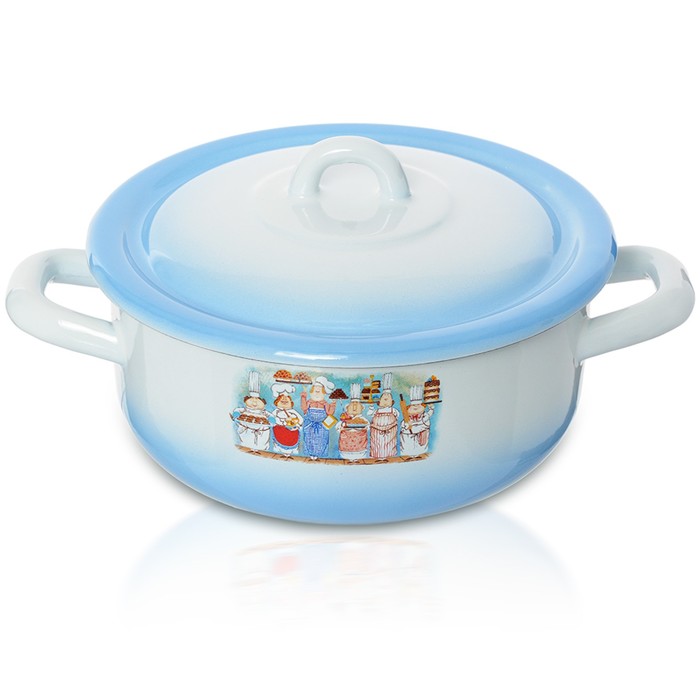 Кастрюля 1,45 л "Повара" цилиндрическая