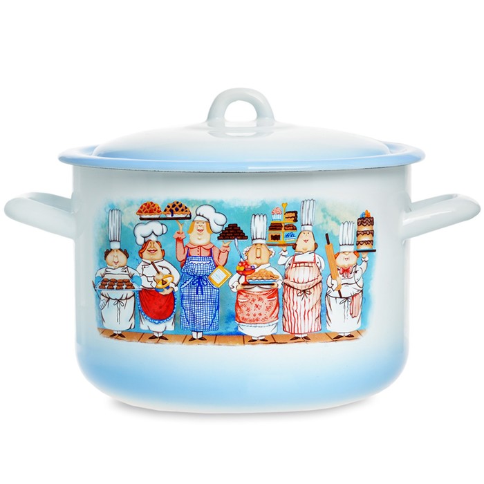 Кастрюля 2,9 л "Повара" цилиндрическая