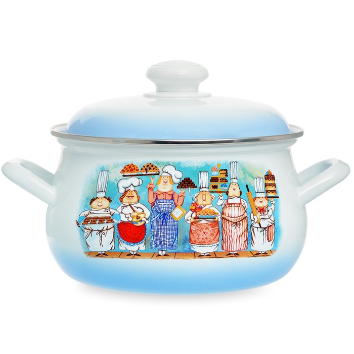 Кастрюля 4,5 л "Повара" грушевидная