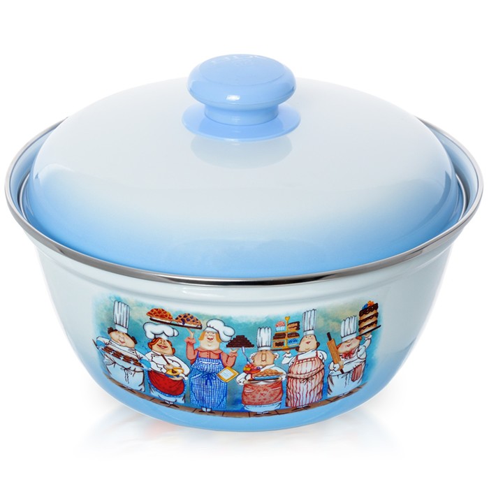 Салатник с крышкой 2,0 л "Повара"