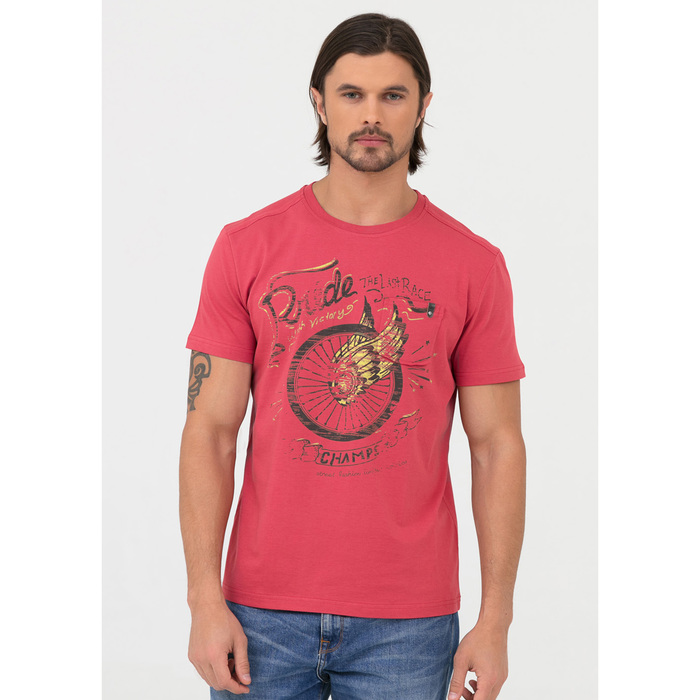 Футболка мужская MF-779 цвет лососевый, р-р 46