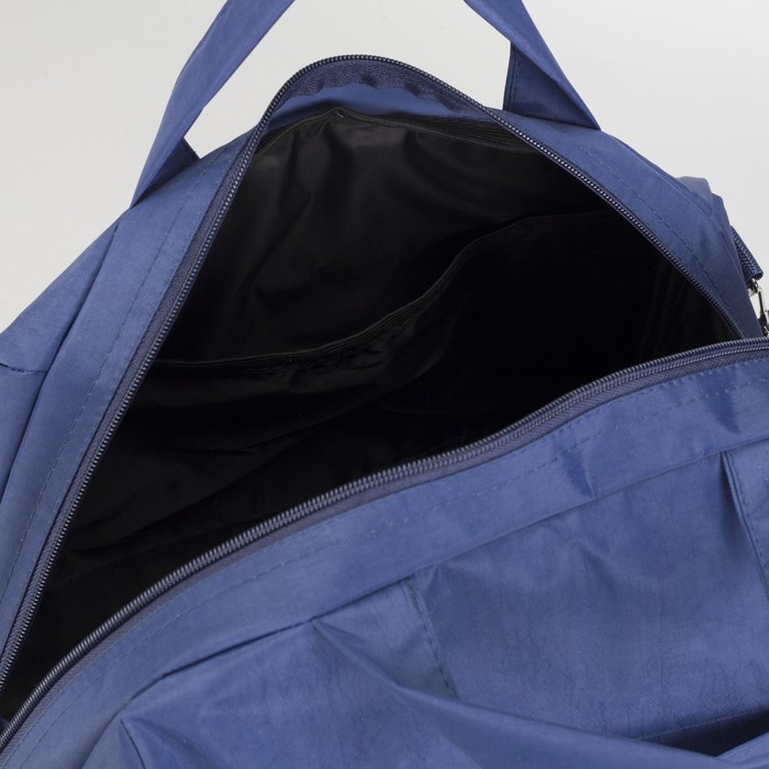 Чемодан малый с сумкой "Цветные тропики", отдел на молнии, наружный карман