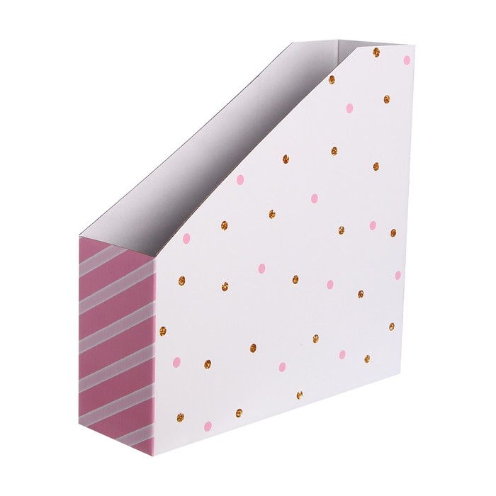 Органайзер для скрап бумаги «В горошек», 31 х 31 х 9,5 см