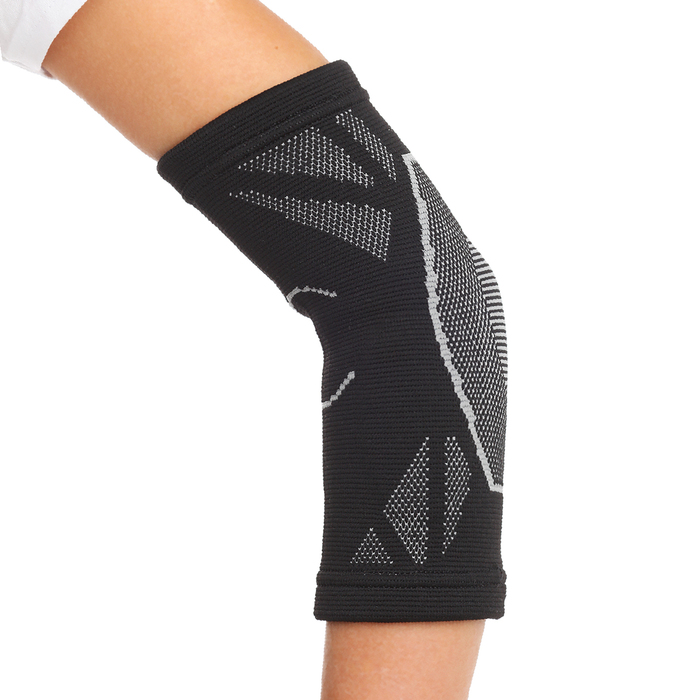 Суппорт локтя, р. L, цвет черно-серый