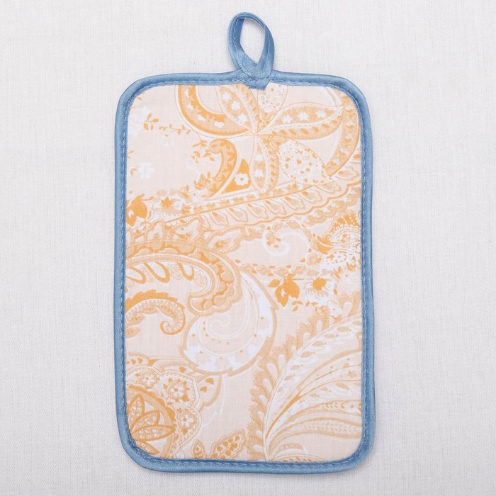 Кухонный набор "Шашлык" ГК-30 (фартук 60х80, прихватка 22х15) джинса, 100% п/э