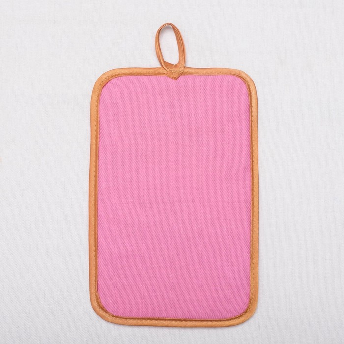 Кухонный набор "Поварята" ГК-10 (фартук 64х70, прихватка 22х15) оранжевый, 100% п/э