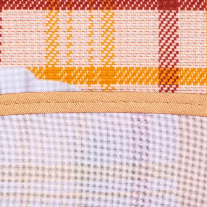 Кухонный набор "Поварята" ГК-10 (фартук 64х70, прихватка 22х15) оранжевый, 100% п/э