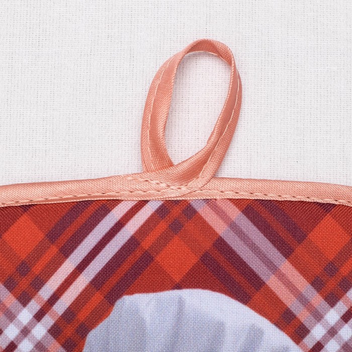 Кухонный набор "Поварята" ГК-6 (фартук 64х70, прихватка 22х15) красный, 100% п/э