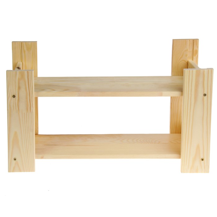 Стеллаж настенный с 2мя полками, 30х50х16,2см