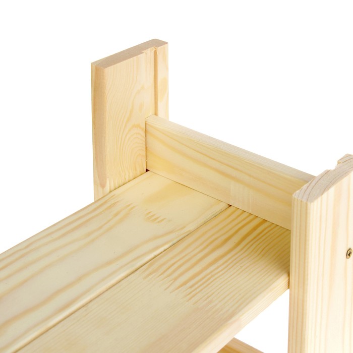 Стеллаж настенный с 2мя полками, 30х50х16,2см