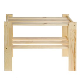 

Стеллаж для обуви деревянный, 64×32×45см, 2 полки