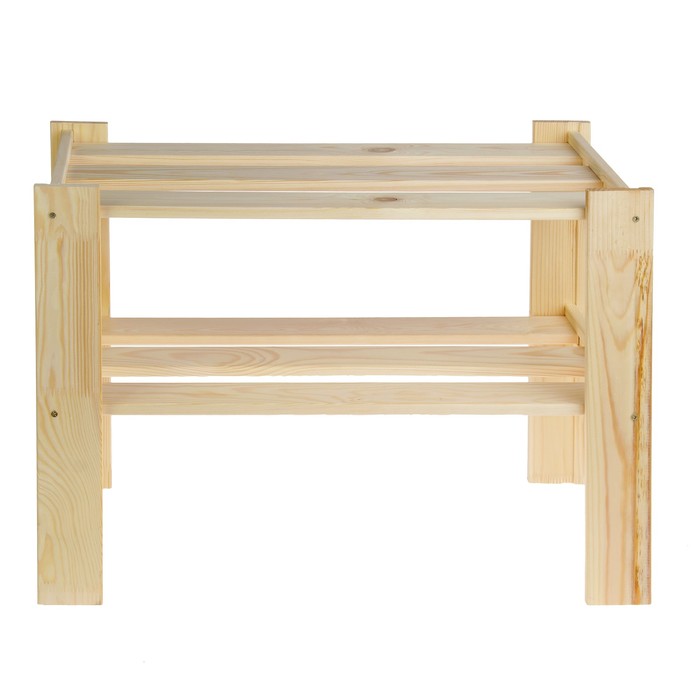 Стеллаж под обувь с 2мя полками, 45х64х31,8см