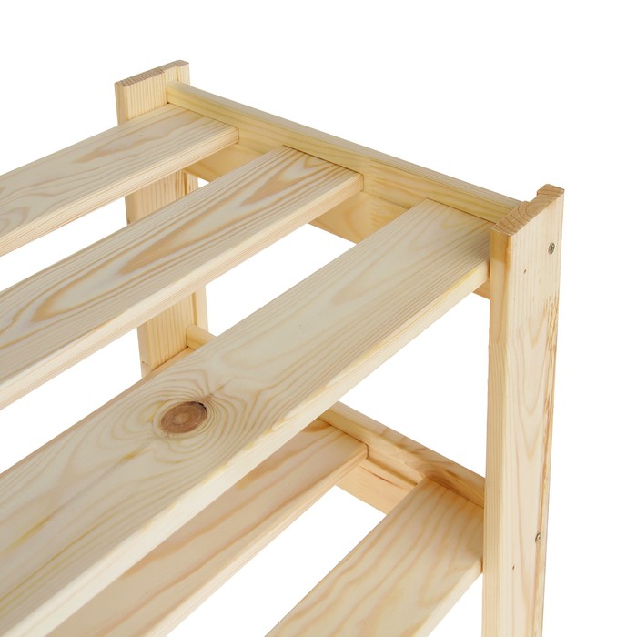 Стеллаж под обувь с 2мя полками, 45х64х31,8см