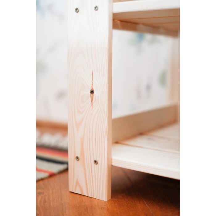 Стеллаж под обувь с 3мя полками, 52х64х31,8см