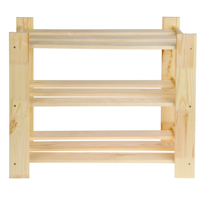 Стеллаж под обувь с 3мя полками, 52х64х31,8см