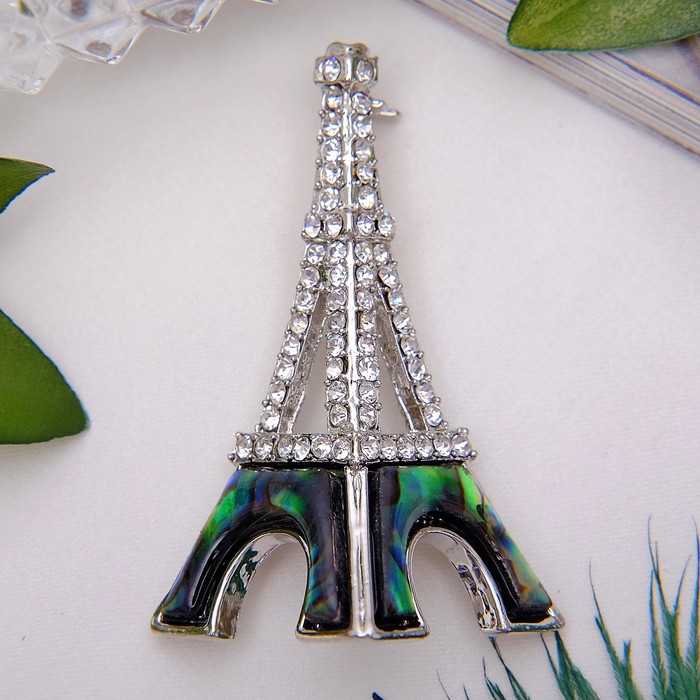 Брошь "Галиотис" Эйфелева башня