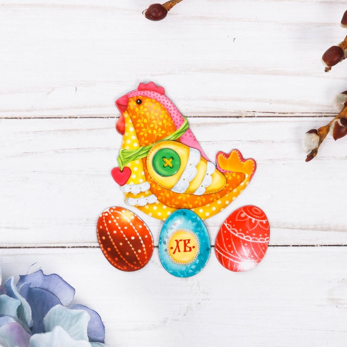 Магнит сборный "Курочка"