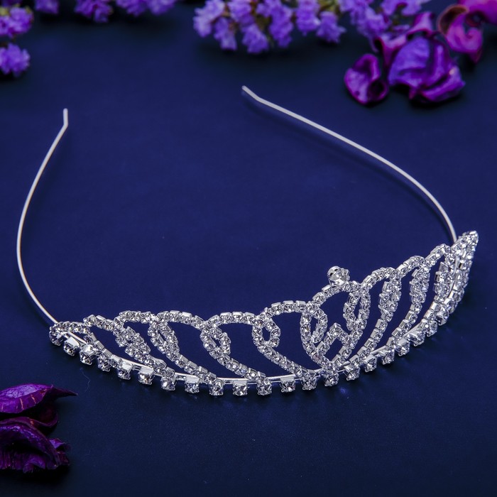 Диадема для волос "Россыпь" h-3,7 см достояние