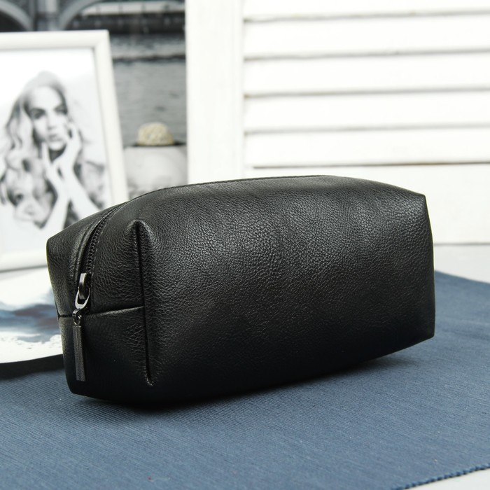 Косметичка дорожная "Norton", отдел на молнии, цвет чёрный