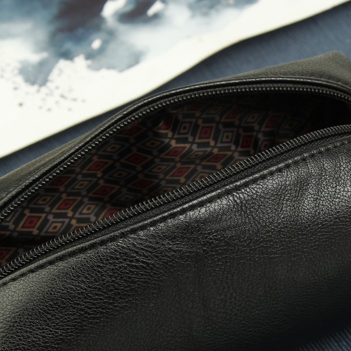 Косметичка дорожная "Norton", отдел на молнии, цвет чёрный