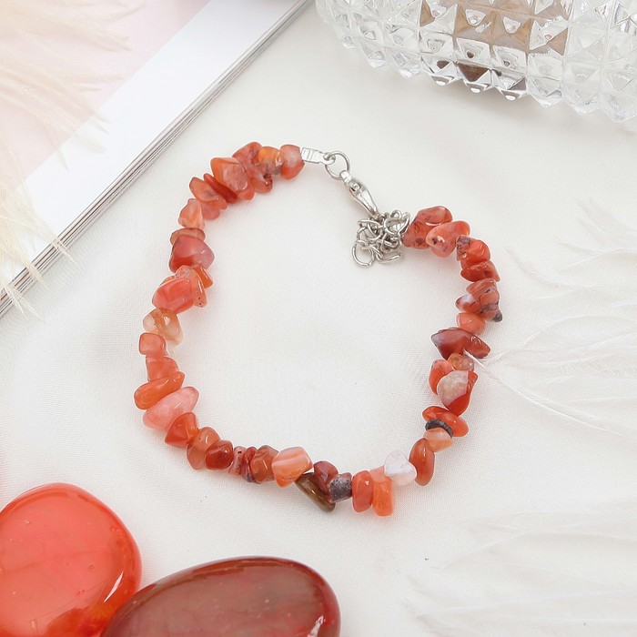 Браслет крошка 1 нить "Сердолик"