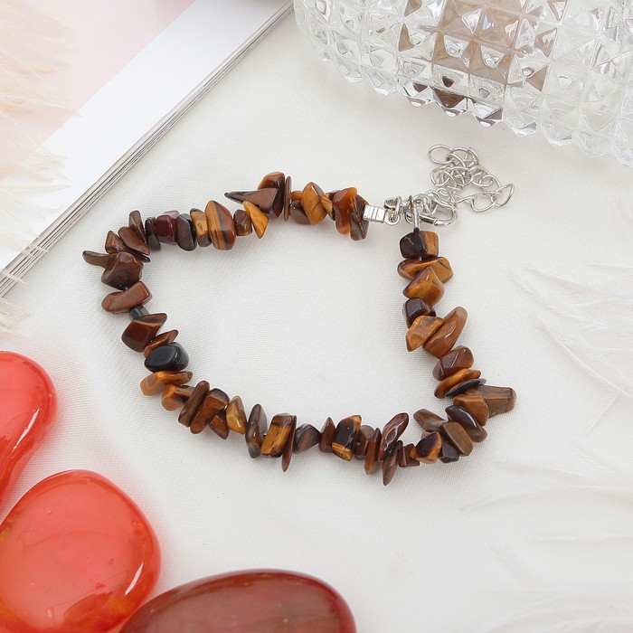 Браслет крошка 1 нить "Тигровый глаз"