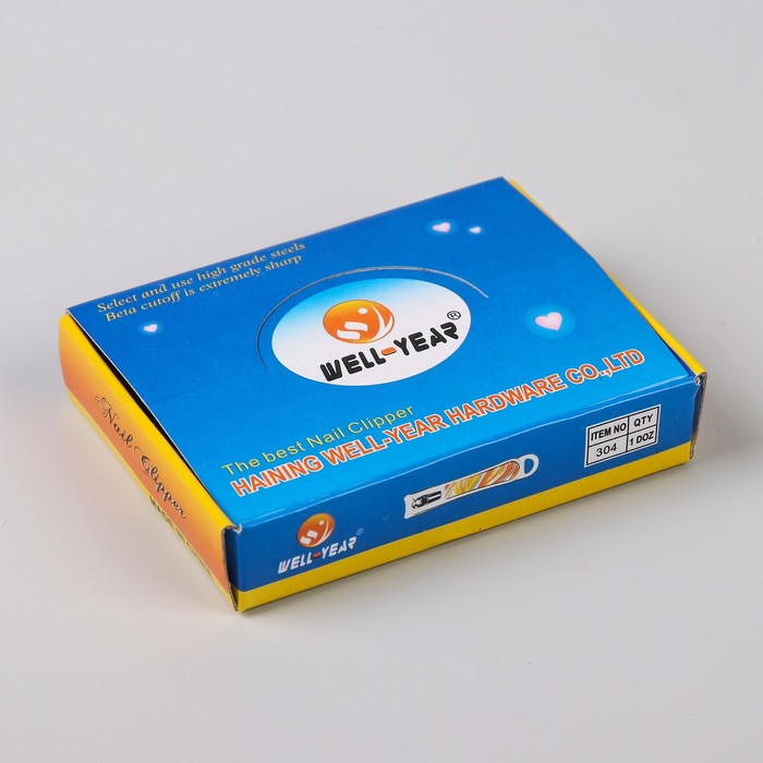 Кусачки-книпсер маникюрные "Цветы", с пилкой, 5(±0,5)см, цвет МИКС