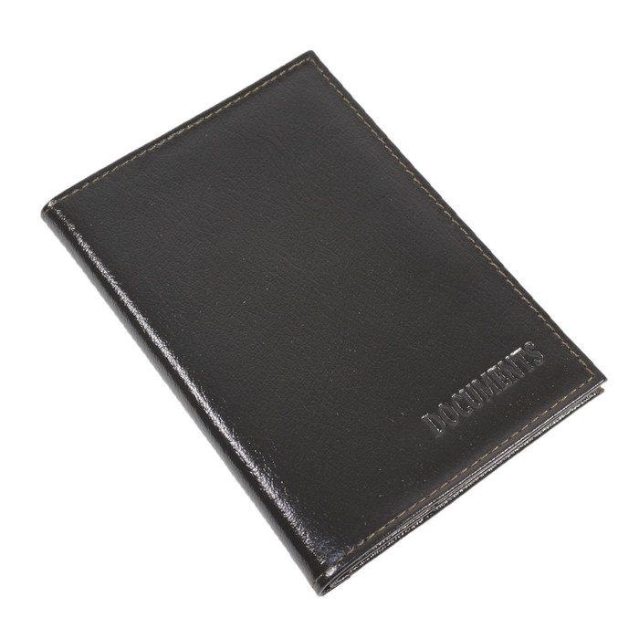 Обложка для автодокументов, цвет коричневый