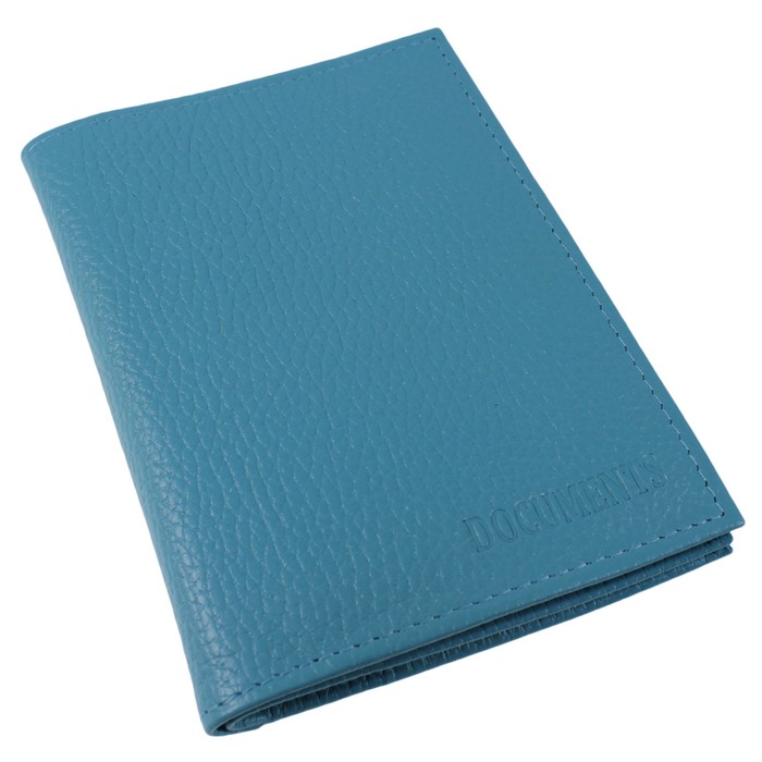 Обложка для автодокументов, отдел для паспорта, для кредитных карт, цвет бирюзовый