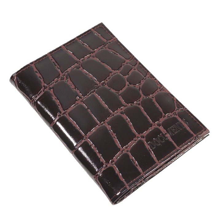 Обложка для автодокументов, отдел для паспорта, для кредитных карт, цвет бордовый