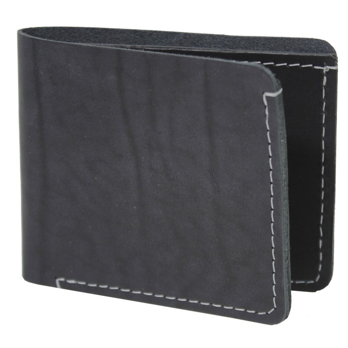 Портмоне мужское, натуральная кожа, цвет чёрный