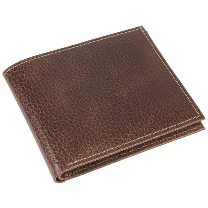 Портмоне, натуральная кожа, цвет коричневый флотер
