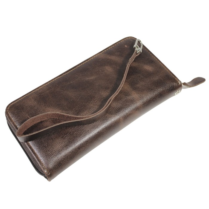 Кошелёк жен., молния, н/к, цвет коричневый Пр951-152