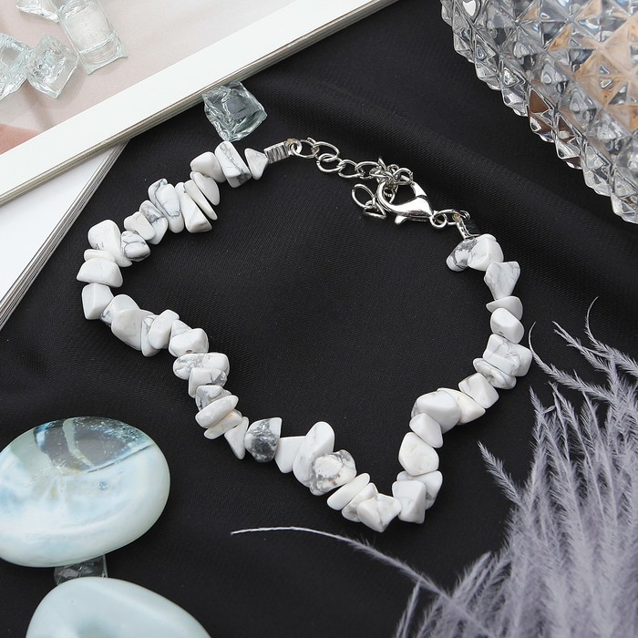 Браслет крошка 1 нить "Кахолонг"