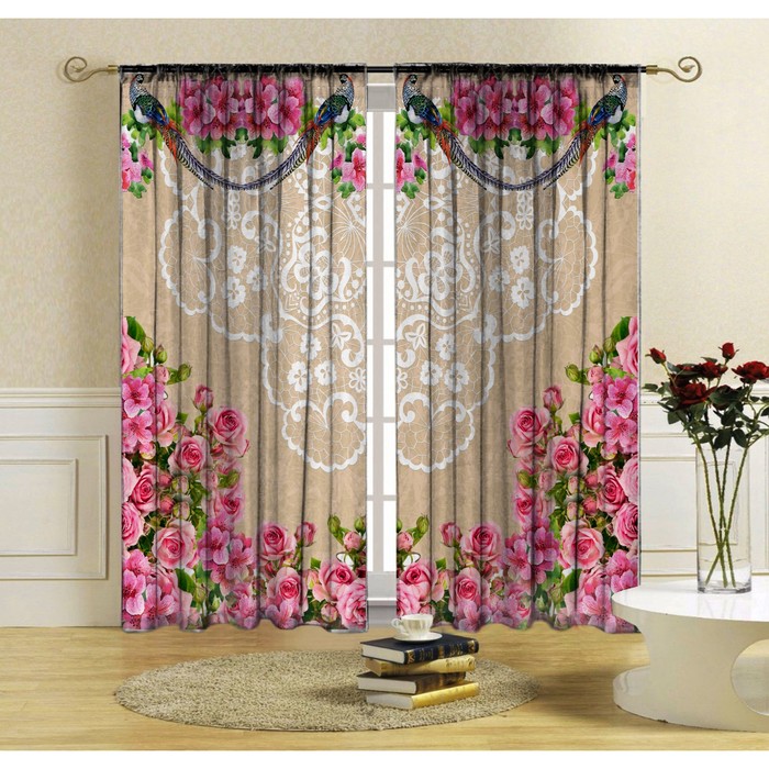 Комплект штор "Мио", размер 150х270 см-2 шт., габардин